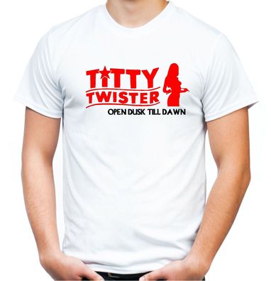 Titty Twister T-Shirt | From dusk till dawn | Kult | white |