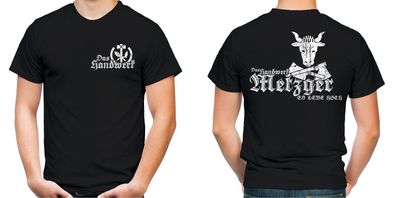 Metzger T-Shirt | Bau | Zunft | Handwerker | Maurer | Dachdecker | M2 | FB |