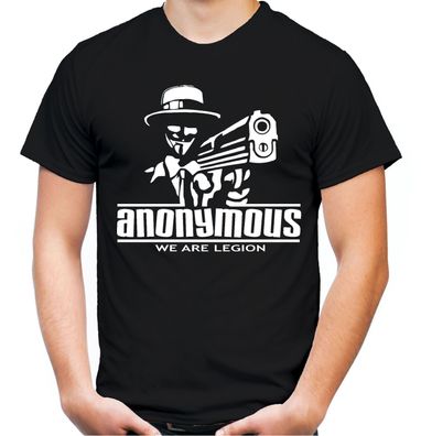 Anonymous T-Shirt | Guy Fawkes Occupy Vendetta Revolution Anti | M2