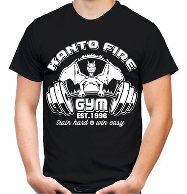 Fire Gym Herren T-Shirt | Pokemon Comic Go Nintendo Gamer Bodybuilding