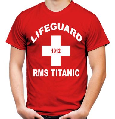 Titanic Lifeguard Männer T-Shirt | Swim Team 1912 RMS Dampfer Schiff Kult