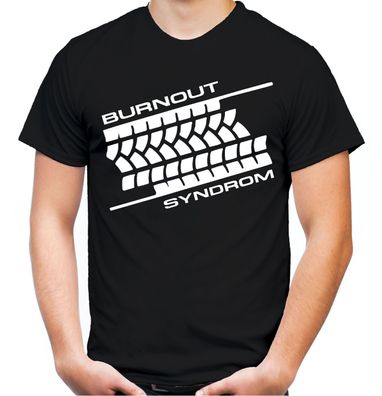 Burnout Syndrom Männer T-Shirt | Muscle Car Hot Rod Oldtimer V8 Fun