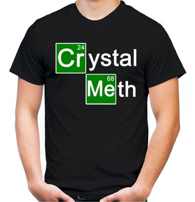 Crystal Meth Männer T-Shirt | Drugs Bad White Heisenberg Breaking Fun