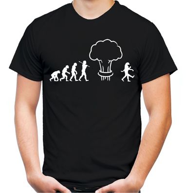 Evolution Atom Männer T-Shirt | Kernkraft Alien Horror Anti Fun