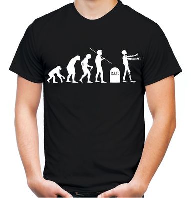 Evolution Zombie Männer T-Shirt | Horror Halloween Resident Evil Fun