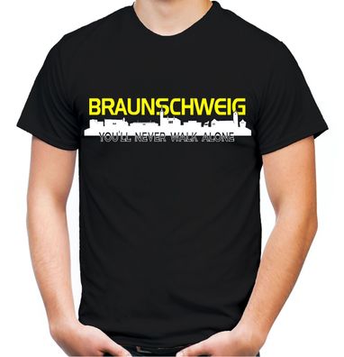 Braunschweig Skyline Männer T-Shirt | Fussball Ultras Geschenk Herren