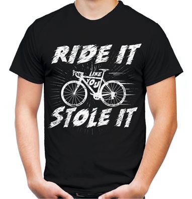 Stealing the Bike T-Shirt | Fahrrad BMX Radsport Fun Mountainbike Spruch