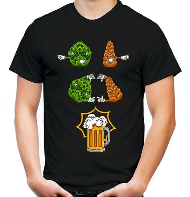 Beer Fusion T-Shirt | Fun Malle Urlaub Saufen Party Alkohol Bier Männer JGA