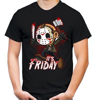 It´s Friday T-Shirt | Freitag 13 Crystal Lake Horror Kult Fun Jason Halloween