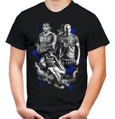 Frankreich Legenden T-Shirt | Fussball Ultras Equip Tricolo Zedan Platini Henry