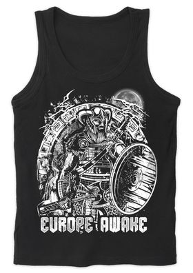 Europe Awake Herren Tank Top | Wikinger Odin Thor Vikings T-Shirt Walhalla