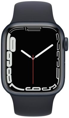 Apple Watch Series 7 GPS + LTE 41mm Aluminium Midnight Sportband Neuware