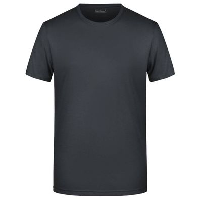 Basic Herren T-Shirt - black 108 L