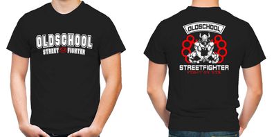 Old School Streetfighter T-Shirt | Hardcore | MMA | Fussball | M6