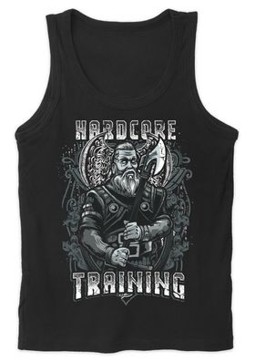 Hardcore Viking Training Herren Tank Top | Wikinger Odin Thor Walhalla Germanen