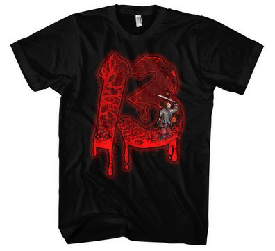 Bloody 13 Männer Herren T-Shirt | Halloween Jason Horror Freddy Psycho