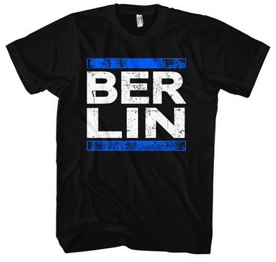 BER LIN Männer Herren T-Shirt | Fussball Ultras Fan Berlin Hauptstadt Hooligan