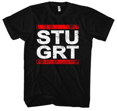 STU GRT Männer Herren T-Shirt | Fussball Ultras Fan Schwaben Stuttgart Stadt