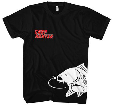 Carp Hunter Männer Herren T-Shirt | Angeln Fishing Angler Karpfen Fischen | M3