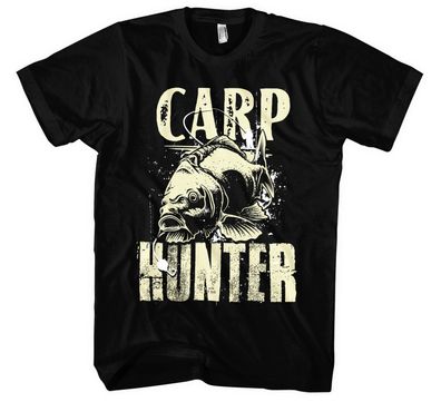 Carp Hunter Männer Herren T-Shirt | Angeln Fishing Angler Karpfen Fischen | M6