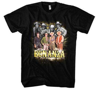 Bonanza Männer Herren T-Shirt | Western Cartwright Rancher Serie Kult | M2