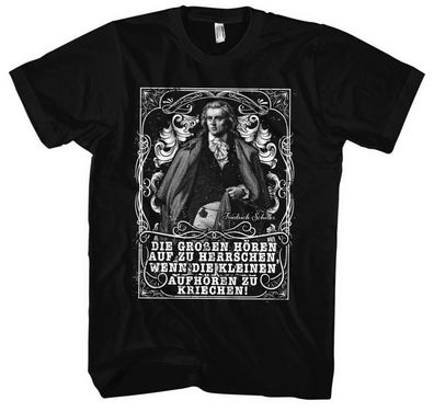 Friedrich Schiller Männer Herren T-Shirt | Weimarer Klassik Dichter Kant Goethe