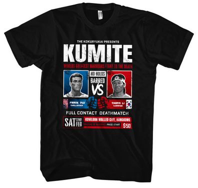Kumite Männer Herren T-Shirt | Van Damme JCVD Action | M6
