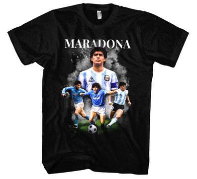 Diego Maradona Herren T-Shirt | DIOS 10 Argentinien RIP Hand Gottes | M2