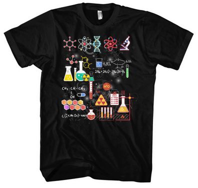 Chemiker Herren T-Shirt | Chemie Physik Wissenschaft Mathematik Mathe | M1