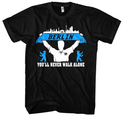Berlin Support T-Shirt | Stadt City Skyline Fussball Sport Berlin Shirt