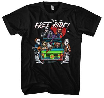 Love, Peace & Kill T-Shirt | Horror Clown Kostüm Freddy Myers Jason Halloween