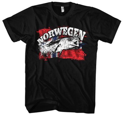 Norwegen Fishing Tour T-Shirt | Angler Geschenk Angeln Hecht Carp Hunter | M6