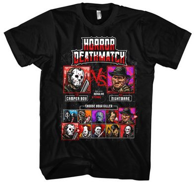 Horror Deathmatch Herren T-Shirt | Clown Kostüm Freddy Myers Jason Halloween