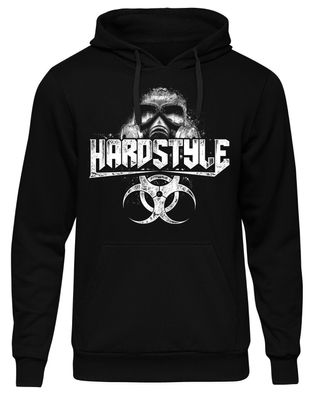 Hardstyle Maske Männer Kapuzenpullover | Techno Gabba Hardcore Musik Electro