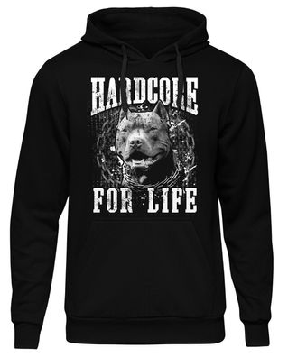 Hardcore for Life Herren Kapuzenpullover | Hardstyle Gabber RTC Musik Techno |M1