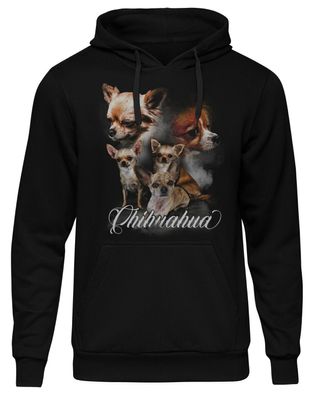 Chihuahua Männer Kapuzenpullover | Hund Haustier Geschenk | M5