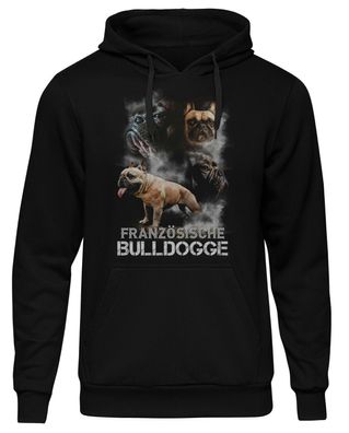 Französische Bulldogge Männer Kapuzenpullover | Hund Haustier Geschenk | M5