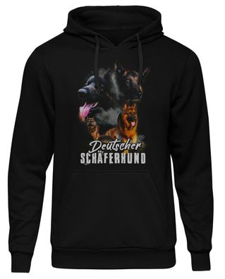 Deutscher Schäferhund Männer Kapuzenpullover | Hund Haustier Geschenk | M5