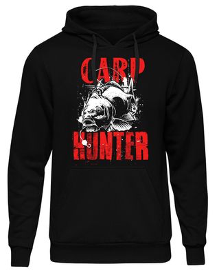 Carp Hunter Herren Kapuzenpullover | Angeln Fishing Angler Karpfen Fischen | M5
