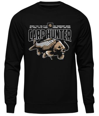 Carp Hunter Herren Pullover | Angeln Fishing Angler Karpfen Fischen | M1
