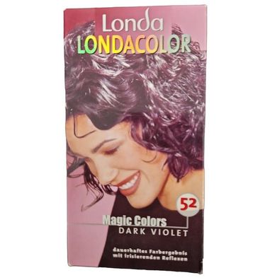 Londacolor Haarfarbe 52 Dunkel Violett Magic Colors Creme Coloration Dauerhaft
