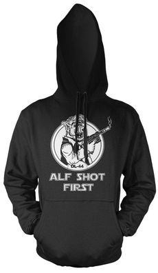 Alf Shot First Kapuzenpullover | Science Fiction ET Alien Han Solo Herren