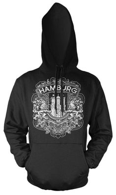 Hamburg City Kapuzenpullover | Fussball Aufstieg Ultras Fanshirt Nordkurve | M1