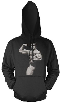 Arnold Schwarzenegger Kapuzenpullover | Bodybilding Fitness Gym Terminator | M2