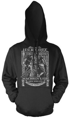 Unser Gott Odin Kapuzenpullover | Wikinger Wotan Walhalla Vikings Thor Germanen