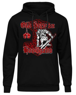 Old German Hooligan Herren Kapuzenpullover | Odin MMA Wikinger Ultras Hardcore