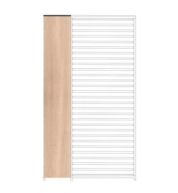 Vertikale Platte Holz-Optik Seitenteil für Pavillon Ocean 31x6x232cm Aluminium