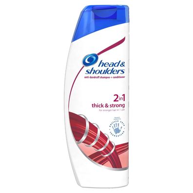 Head & Shoulders 2 in 1 Shampoo und Conditioner Thick & Strong 3 x 260 ml