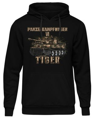 Legende Tiger Herren Kapuzenpullover | Panzer Militär Bundeswehr BW Tiger | M2