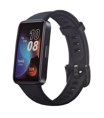 Huawei Band 8 Fitnesstracker, Bluetooth, Silikon-Armband - Schwarz